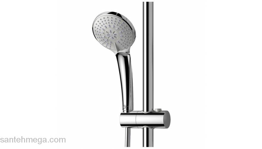 Душевая система с термостатом IDEAL STANDARD Idealrain Duo A5686AA. Фото