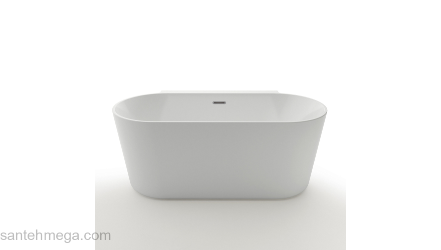 Ванна акриловая Azario MEDFORD 1700х800х580 пристенная, в комплекте с сифоном и металлической рамой MED17080. Фото