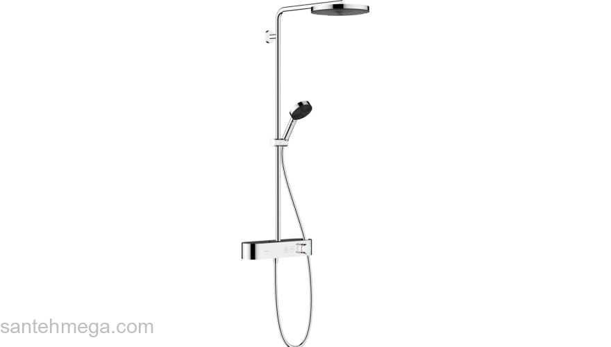 24220000 HANSGROHE  Pulsify Showerpipe 260 1jet термостатическая душевая система. Фото