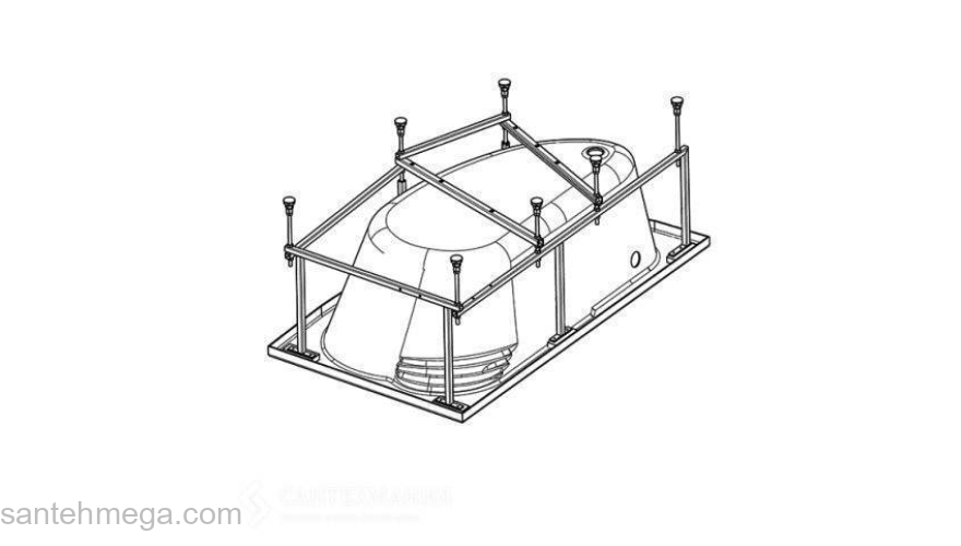 Каркас SANTEK Майорка 1.WH11.2.431. Фото