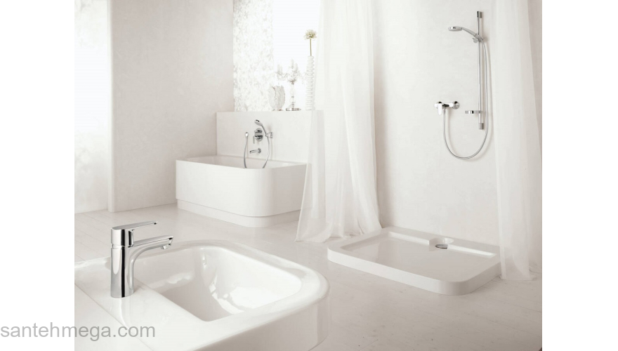 Набор Hansgrohe для слива push-open для раковины и биде 50100700, матовый белый. Фото