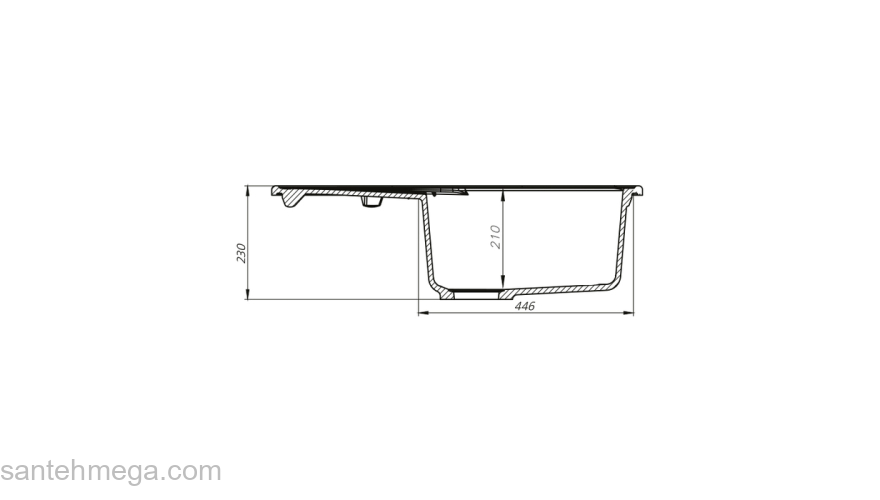 Мойка кухонная IDDIS Kitchen G K13P771i87. Фото