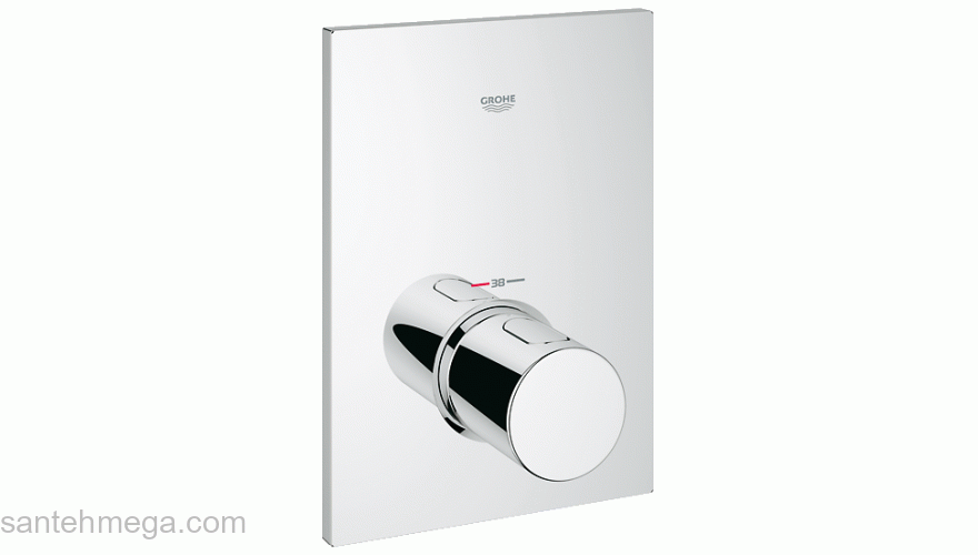 Смеситель термостатический для душа GROHE Grohtherm F 27619000 (внешняя часть). Фото