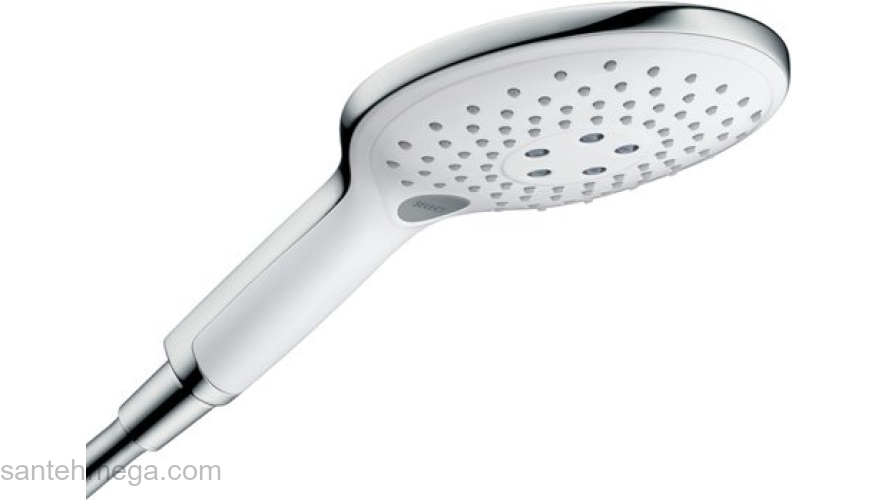 Ручной душ Hansgrohe Raindance Select 150 белый/хром 28587400. Фото