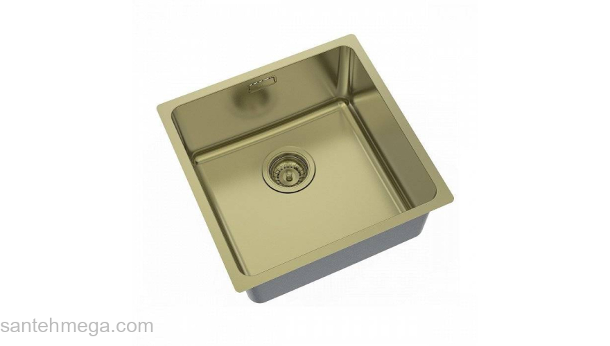 Мойка для подстольного монтажа бронза Edifice IDDIS EDI44B0i77. Фото