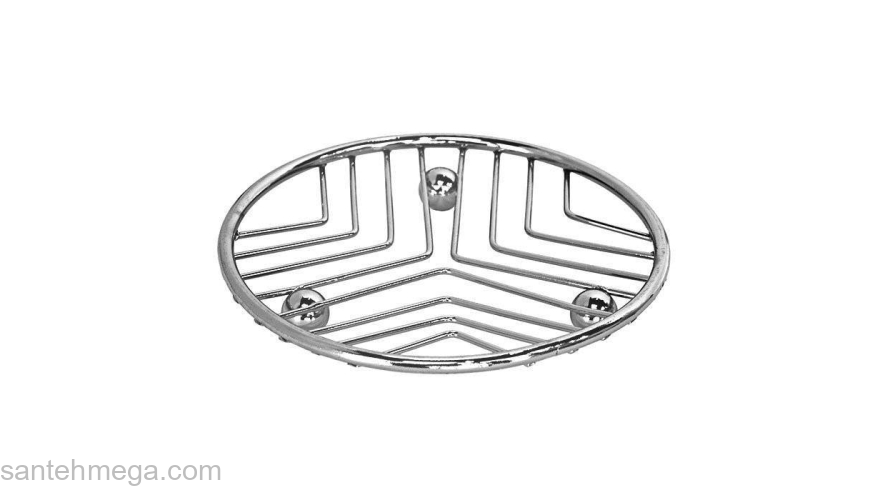 Мыльница настольная проволока стальная 08 Milardo 008W000M42 для ванной комнаты. Фото