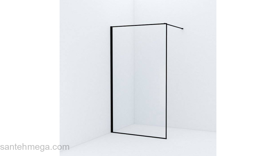 Душевая перегородка Walk In черный 110x195 Slide IDDIS SLI8BS7i23