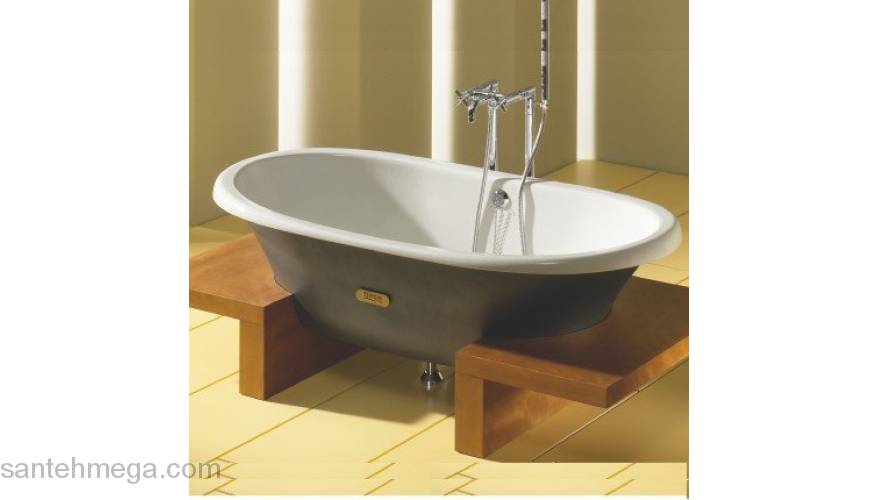 Ванна чугунная ROCA Newcast-Grey 170х85 233650000. Фото