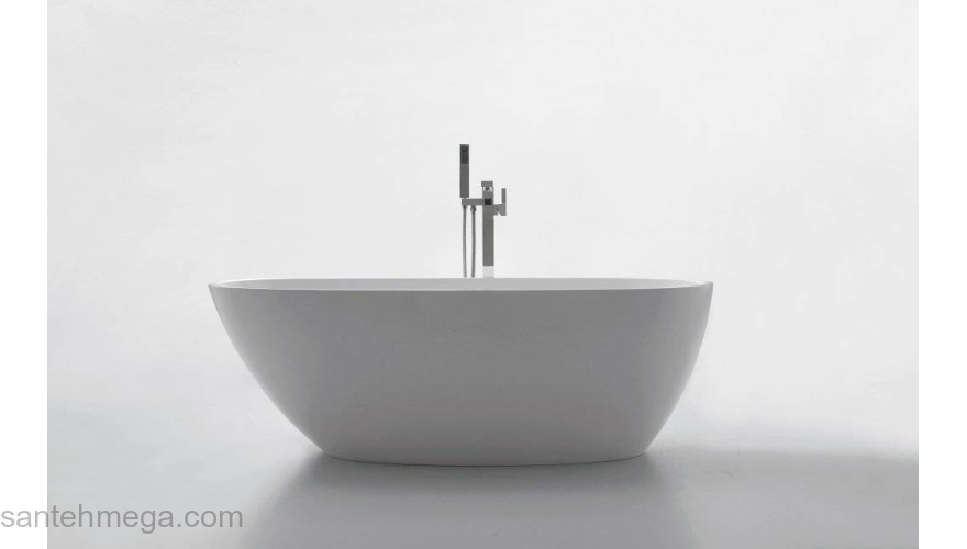 Ванна акриловая отдельностоящая BELBAGNO BB80-1700-W0. Фото