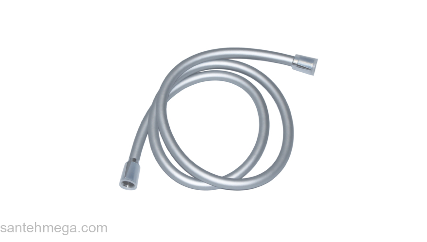 Шланг для душа серебряный силиконовый 1,5м Optima Home IDDIS OPH15SLi19. Фото