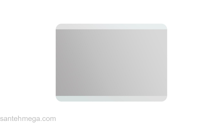 Зеркало с встроенным светильником и кнопочным выключателем BELBAGNO SPC-CEZ-700-600-LED-BTN. Фото