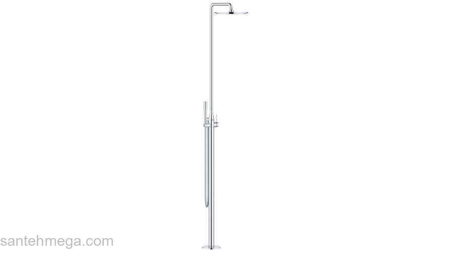 GROHE 23741001 Essence New Душевая система с однорычажным смесителем, напольный монтаж (свободностоящая). Фото