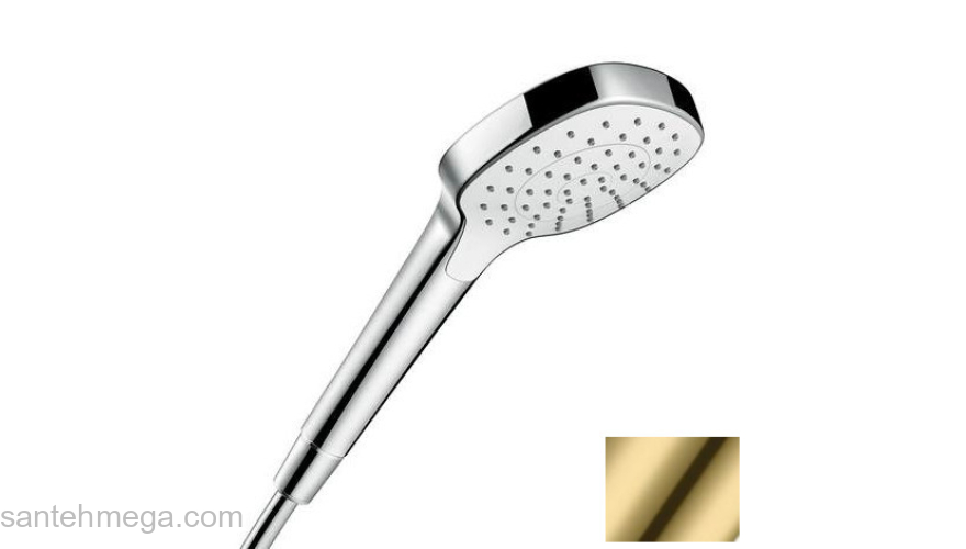 Ручной душ Croma Select E 1jet Hansgrohe 26814990, полированное золото. Фото