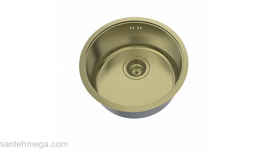 Мойка для подстольного монтажа бронза Edifice IDDIS EDI42B0i77. Фото