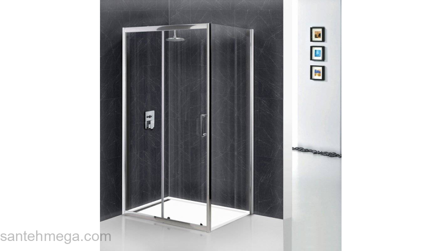 Душевой угол BELBAGNO Uno UNO-AH-1-100/80-P-Cr. Фото