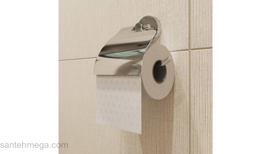 Держатель для туалетной бумаги с крышкой сплав металлов Sena IDDIS SENSSC0i43 для ванной комнаты. Фото