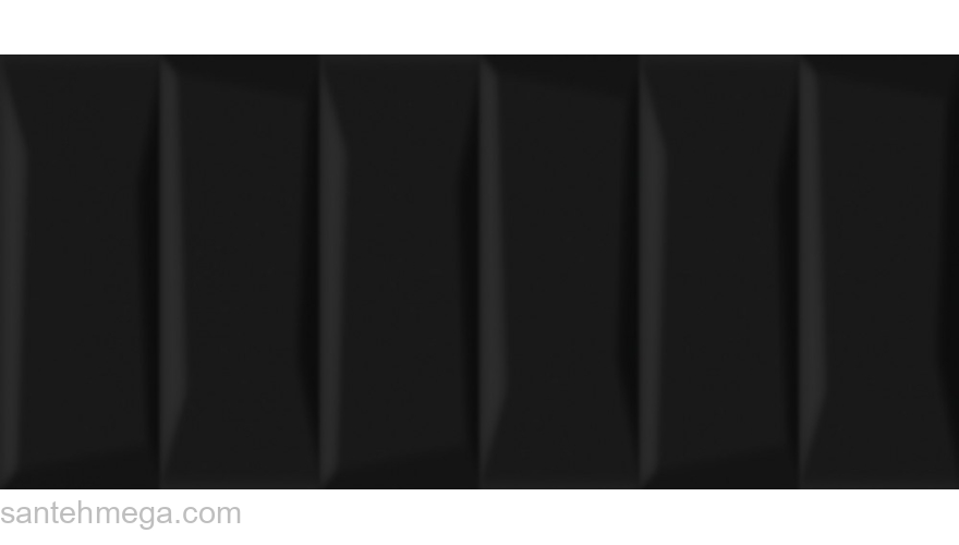 CERSANIT EVG233 Плитка облицовочная Evolution 200х440 черный рельеф кипричи. Фото