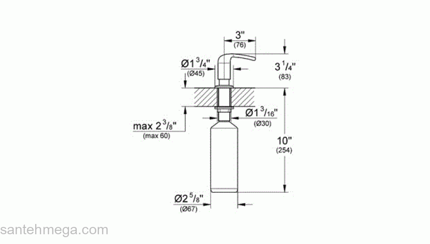 Дозатор для жидкого мыла GROHE Zedra 40553DC0 для ванной комнаты. Фото