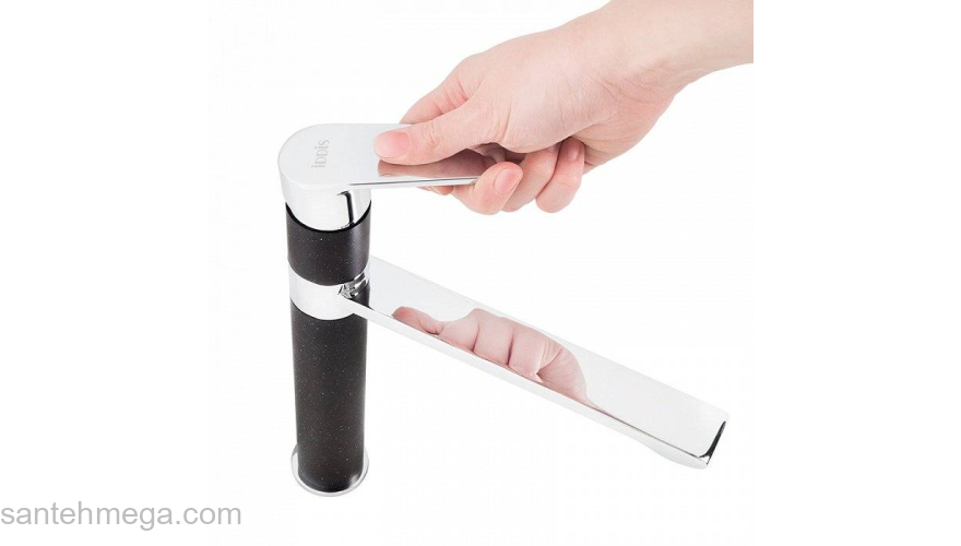 Смеситель для кухни  Edifice черный IDDIS ED1BBSG05. Фото