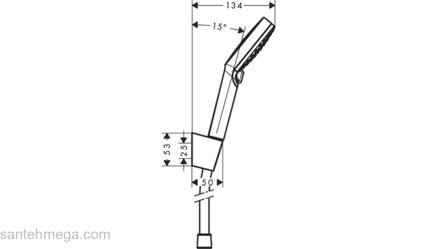 Душевой набор Hansgrohe Crometta Vario 26692400. Фото