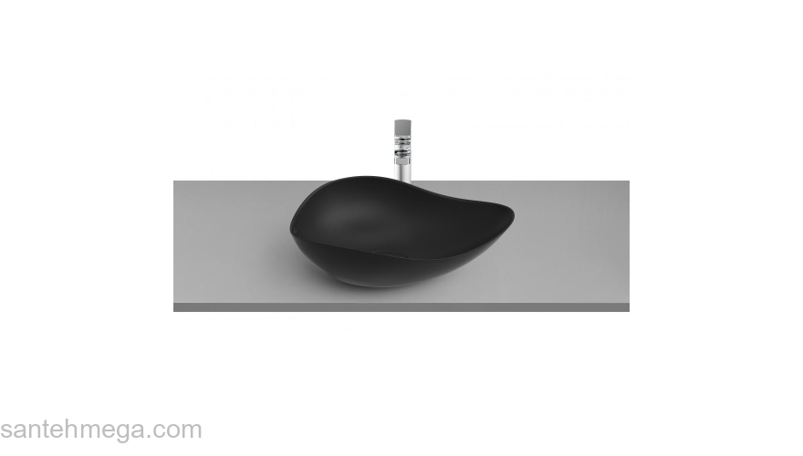 Раковина накладная ROCA Rui Ohtake 54х37 327A13640 Оникс. Фото