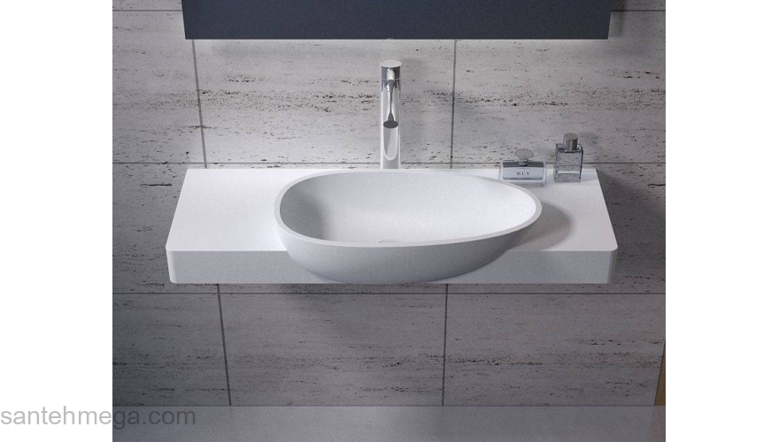 Раковина NS BATH NSS-1050M (матовая) 100х50. Фото