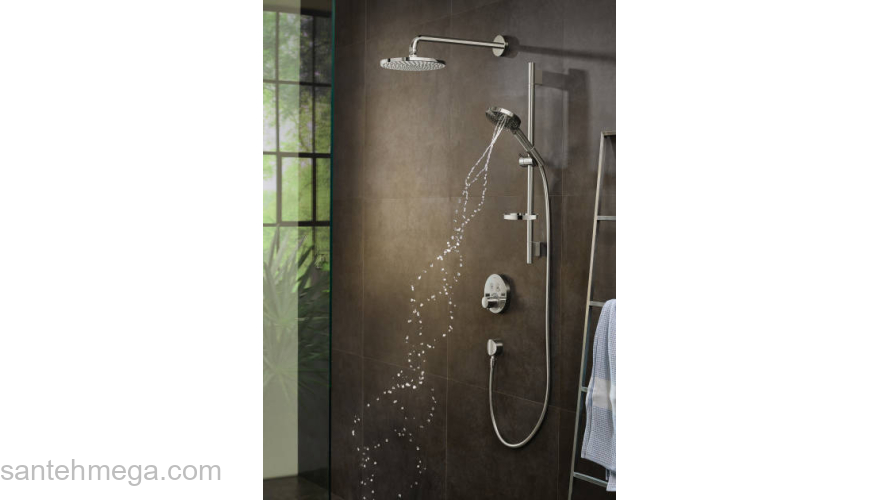 Шланговое подсоединение S Hansgrohe Fixfit 26453700, матовый белый. Фото