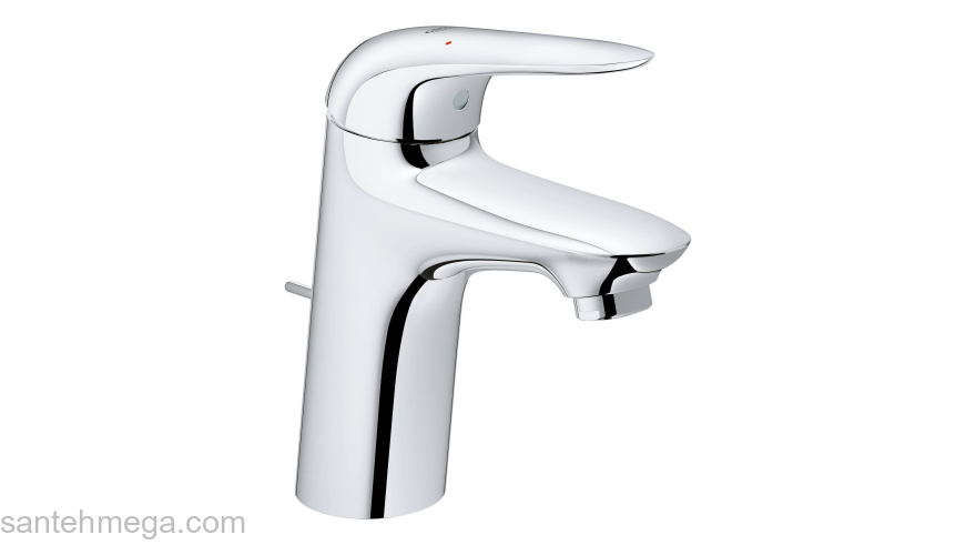 GROHE 23707003 Eurostyle 2015 Solid Смеситель для раковины со сливным гарнитуром, S-Size. Фото