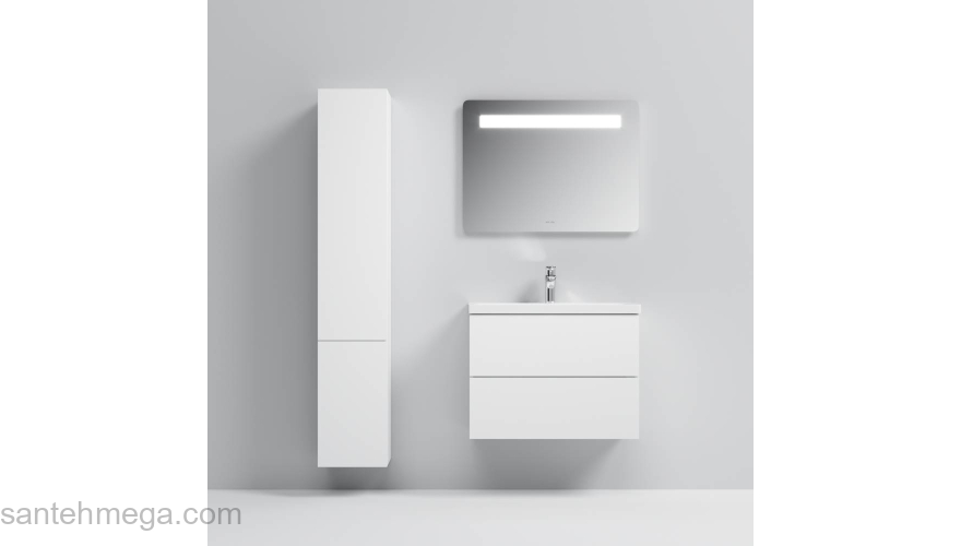 База под раковину подвесная 75 см, 2 ящика, белый глянец AM.PM Gem M90FHX07522WG. Фото