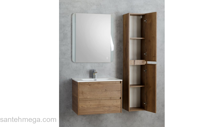 Шкаф подвесной левосторонний BELBAGNO KRAFT-1600-2A-SC-RT-L Rovere Tabacco. Фото