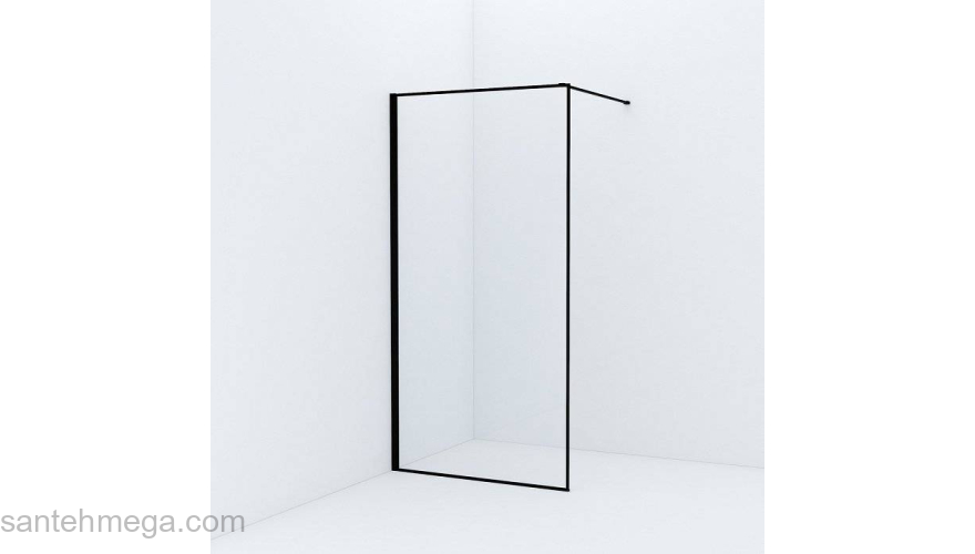 Душевая перегородка Walk In черный 100x195 Slide IDDIS SLI8BS1i23