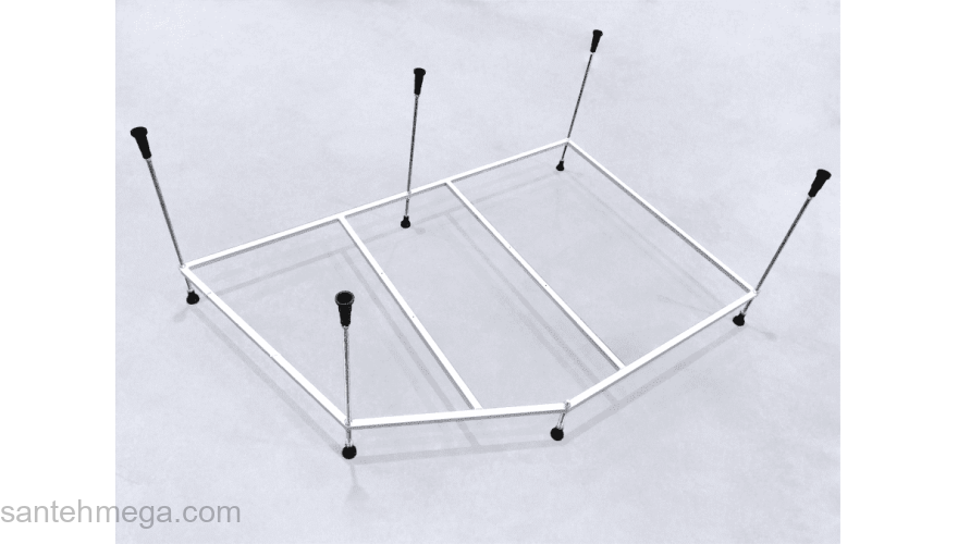 Каркас для ванны левосторонний, 170х110 см AM.PM Like W80A-170L110W-R. Фото