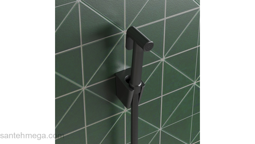 Гигиеническая лейка графитовая латунь IDDIS 020GB0Gi20. Фото