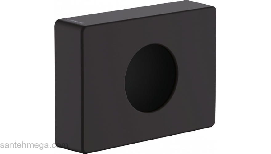 Держатель гигиенических пакетов AddStoris Hansgrohe 41773670, матовый черный для ванной комнаты. Фото