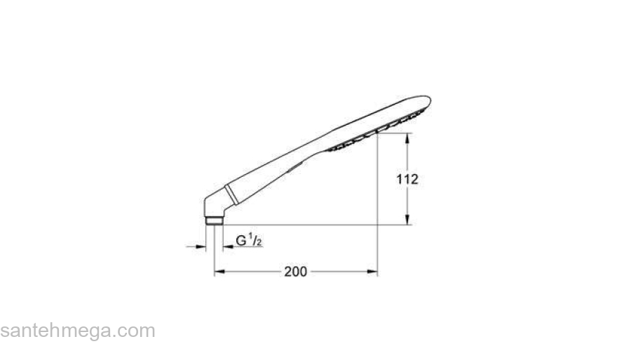 Ручной душ GROHE Rainshower Icon 27444000. Фото