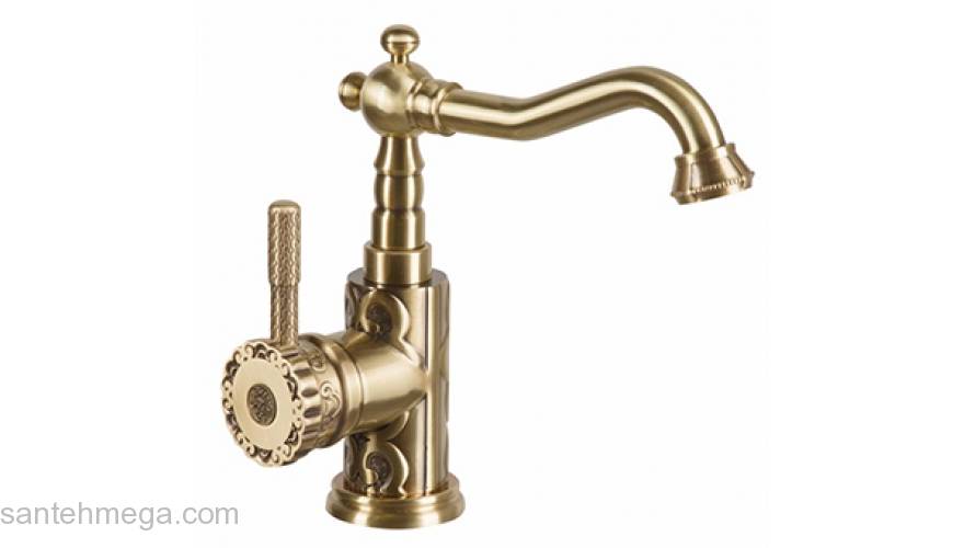 Смеситель для раковины BRONZE DE LUXE 21788. Фото