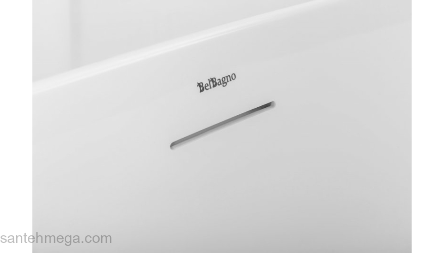 Ванна акриловая отдельностоящая матовая BELBAGNO BB411-1700-800-MATT. Фото