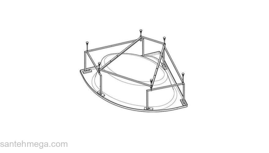 Каркас SANTEK Мелвилл 1.WH30.2.403. Фото