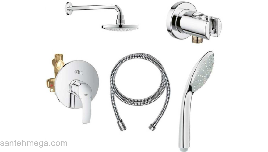 GROHE Душевой комплект Grohe Eurosmart 124440. Фото