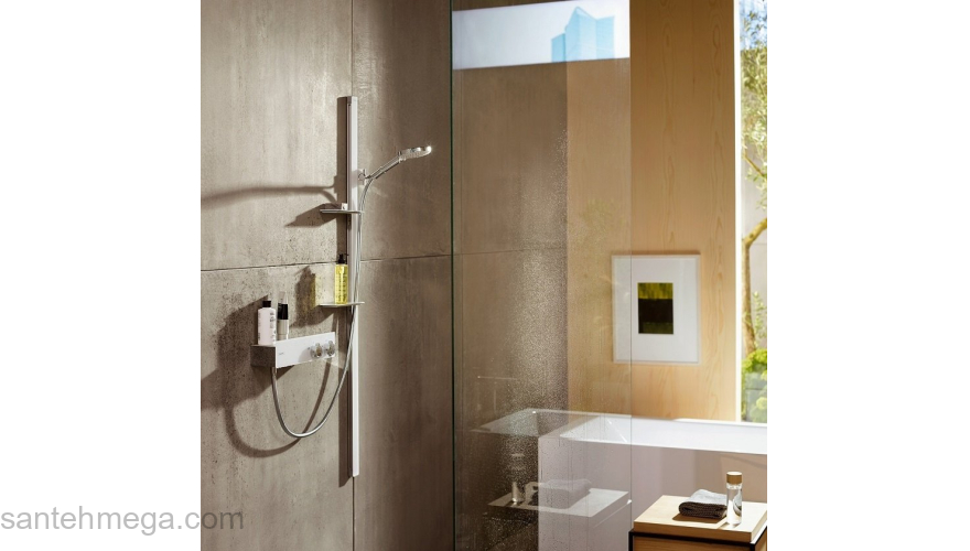 Термостат Hansgrohe ShowerTablet 350 ВМ 13102400 белый/хром. Фото