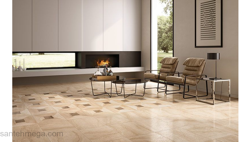 COLISEUMGRES 610015000302 Керамический гранит Венеция 450х450 бежевый шлифованный. Фото