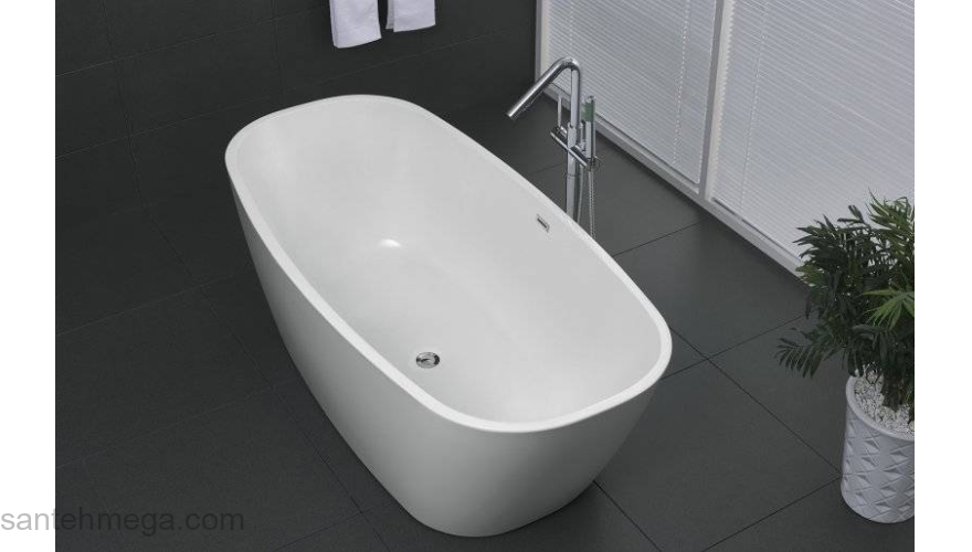 Ванна акриловая отдельностоящая BELBAGNO BB72-1500-W0. Фото