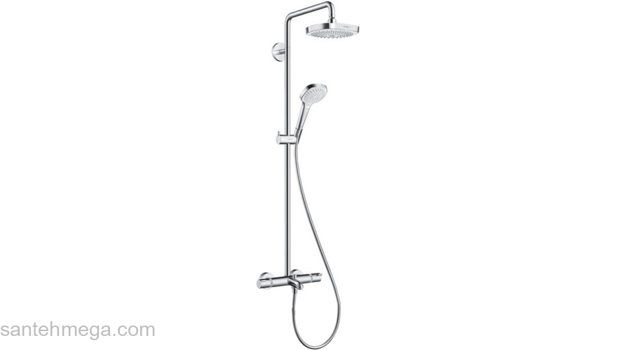 Душевая стойка Hansgrohe Croma Select E 180 2jet Showerpipe 27352400. Фото