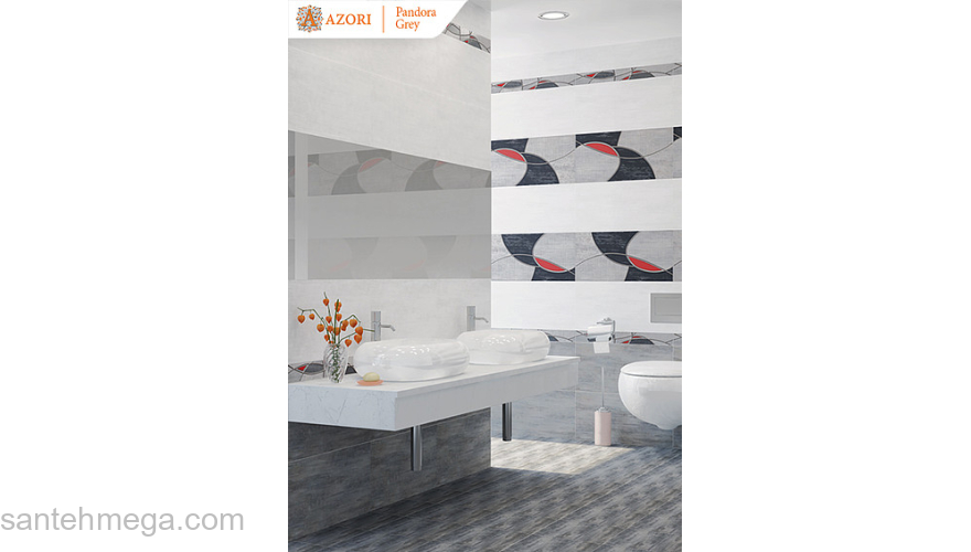 Azori 585741001 Бордюр Pandora 75х630 latte charm