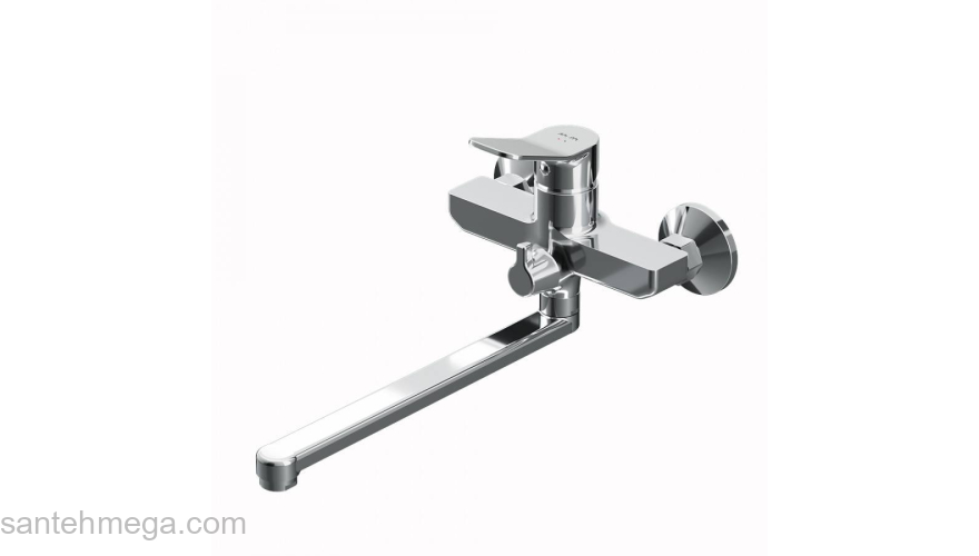 Смеситель для ванны и душа с длинным изливом AM.PM X-Joy F85A90000. Фото