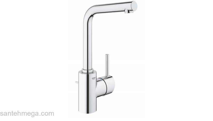 Смеситель однорычажный для раковины GROHE 23739002 Concetto с высоким изливом, хром. Фото