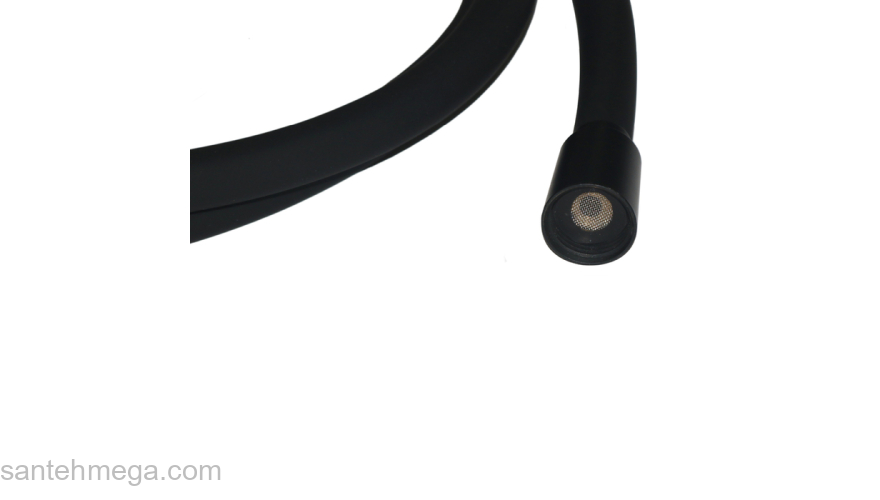 Шланг для душа черный матовый силиконовый 2.0м Optima Home IDDIS OPH20BLi19. Фото