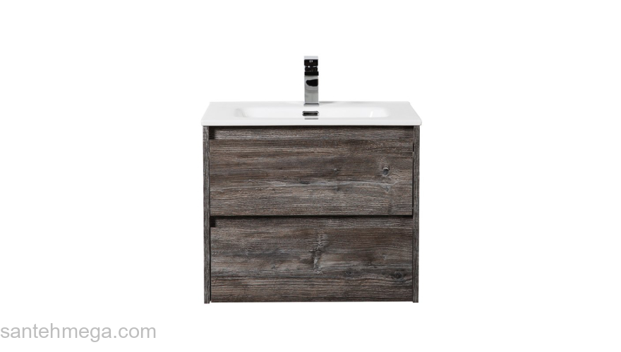 Тумба под раковину подвесная BELBAGNO KRAFT-700-2C-SO-PP Pino Pasadena. Фото