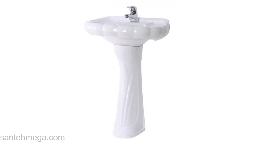 Раковина SANITA Ромашка 60х45 VIC55SAWB01. Фото