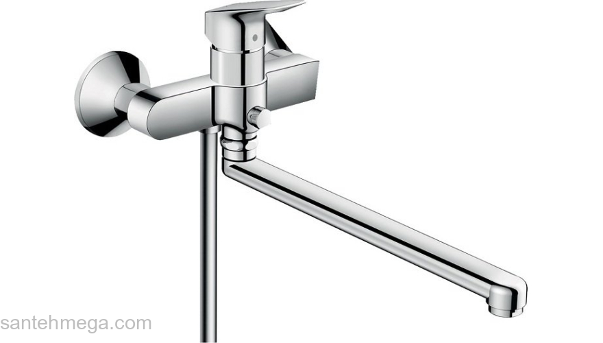 Смеситель для ванны Hansgrohe Logis 71402000. Фото